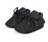 Detské kožené topánočky A479 čierna