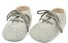 Detské kožené topánočky A484 svetlo sivá