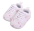 Detské kožené topánočky s hviezdičkami ružová