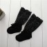 Detské krajkové ponožky čierna