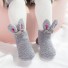 Dětské králičí ponožky šedá