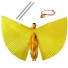 Detské krídla na brušné tance polené žltá