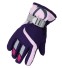 Dětské lyžařské rukavice vysoké kvality fialová