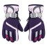 Detské lyžiarske rukavice Luren tmavo fialová