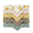 Dětské mycí žínky Bavlněné dětské ručníky na obličej Sada žínek 5 ks 23 x 23 cm 7