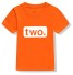 Detské narodeninové tričko B1578 oranžová