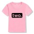 Detské narodeninové tričko B1578 ružová