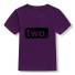 Dětské narozeninové tričko B1578 tmavě fialová