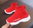 Detské nazúvacie topánky červená