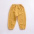 Detské nohavice L2239 žltá