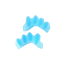 Dětské oddělovače prstů na nohou modrá
