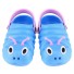 Detské papuče húsenica modrá