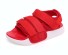 Detské páskové sandále A894 červená
