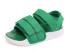 Detské páskové sandále A894 zelená