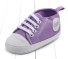 Detské plátené topánočky A462 fialová
