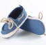 Detské plátené topánočky A466 modrá