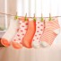Detské ponožky 5 párov J876 oranžová