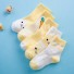 Dětské ponožky s králíčkem - 5 párů žlutá