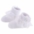 Detské ponožky s volánikmi biela