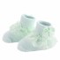 Detské ponožky s volánikmi zelená