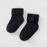 Detské ponožky so strapcami tmavo modrá