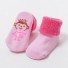 Dětské protiskluzové ponožky A1496 růžová