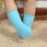 Detské protišmykové ponožky A1495 svetlo modrá