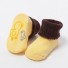 Detské protišmykové ponožky A1496 žltá