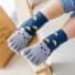 Dětské prstové ponožky s motivem zvířátek šedá