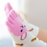 Detské prstové ponožky s motívom zvieratiek ružová