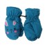 Detské rukavice so zajačikom modrá