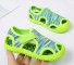 Detské sandále na suchý zips zelená