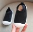 Detské topánky s gumenou podrážkou čierna