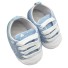 Detské topánočky so srdiečkami modrá