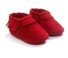 Detské topánočky so strapcami červená