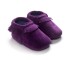 Detské topánočky so strapcami fialová