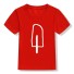 Detské tričko B1528 červená