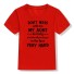 Detské tričko B1548 červená