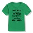 Detské tričko B1548 zelená