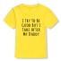 Detské tričko B1551 žltá