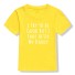 Dětské tričko B1551 žlutá