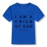 Detské tričko B1578 modrá