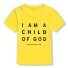 Detské tričko B1578 žltá