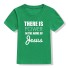 Dětské tričko B1605 zelená