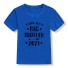Detské tričko pre súrodencov B1510 modrá