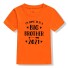 Detské tričko pre súrodencov B1510 oranžová