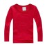 Detské tričko s dlhým rukávom B1534 červená
