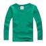 Detské tričko s dlhým rukávom B1534 zelená