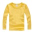Detské tričko s dlhým rukávom B1534 žltá