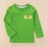 Detské tričko s dlhým rukávom B1568 zelená